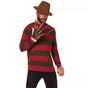 Freddy Krueger Red and Green Sweater S a nightmare on elm street costume